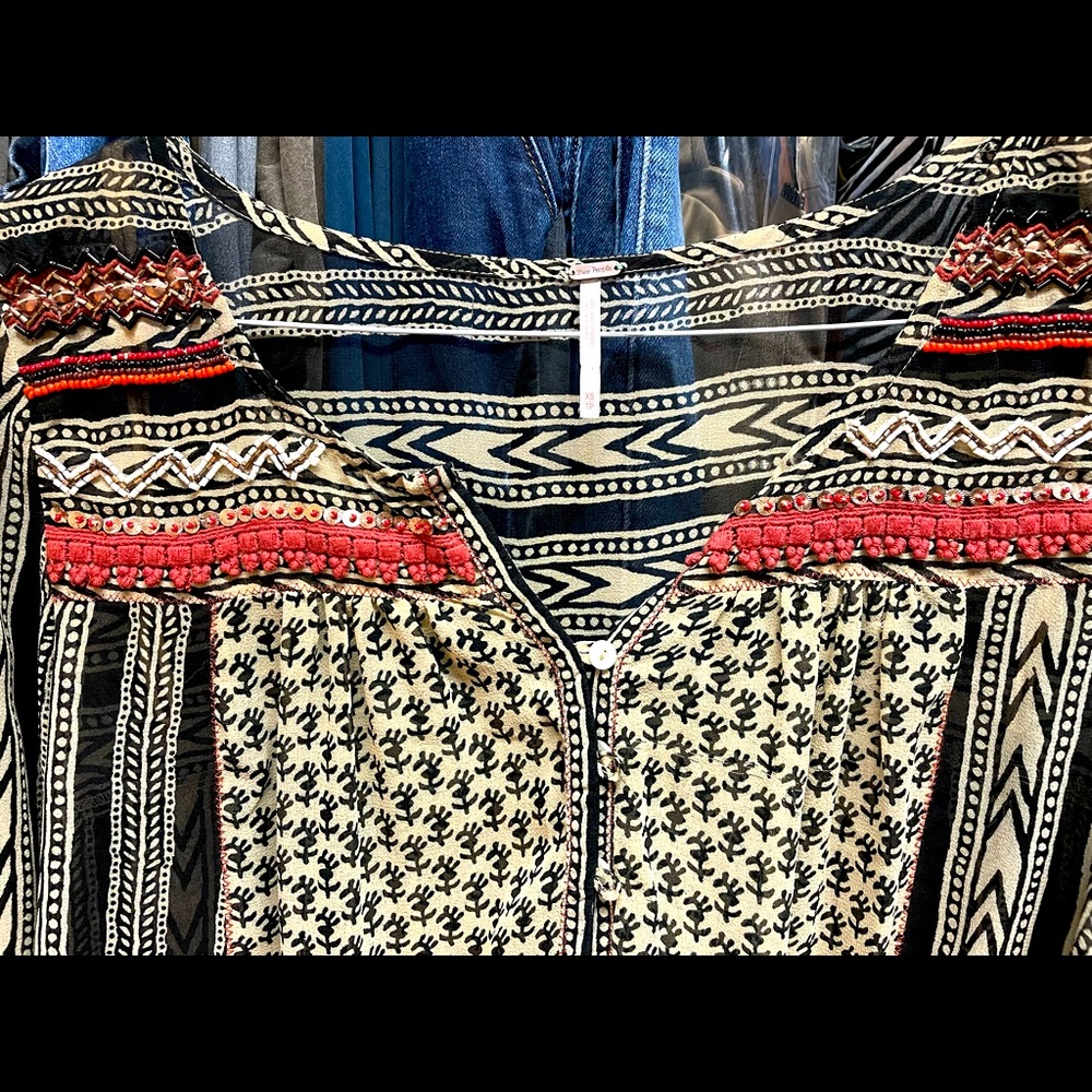 Gorgeous boho Free People top